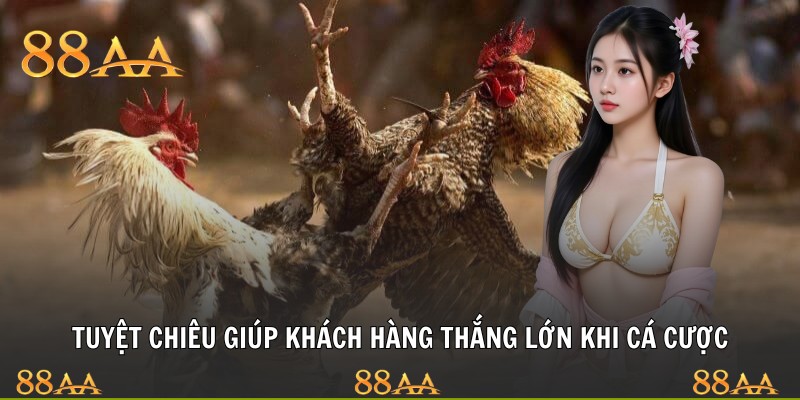 Tuyệt chiêu giúp khách hàng thắng lớn khi cá cược